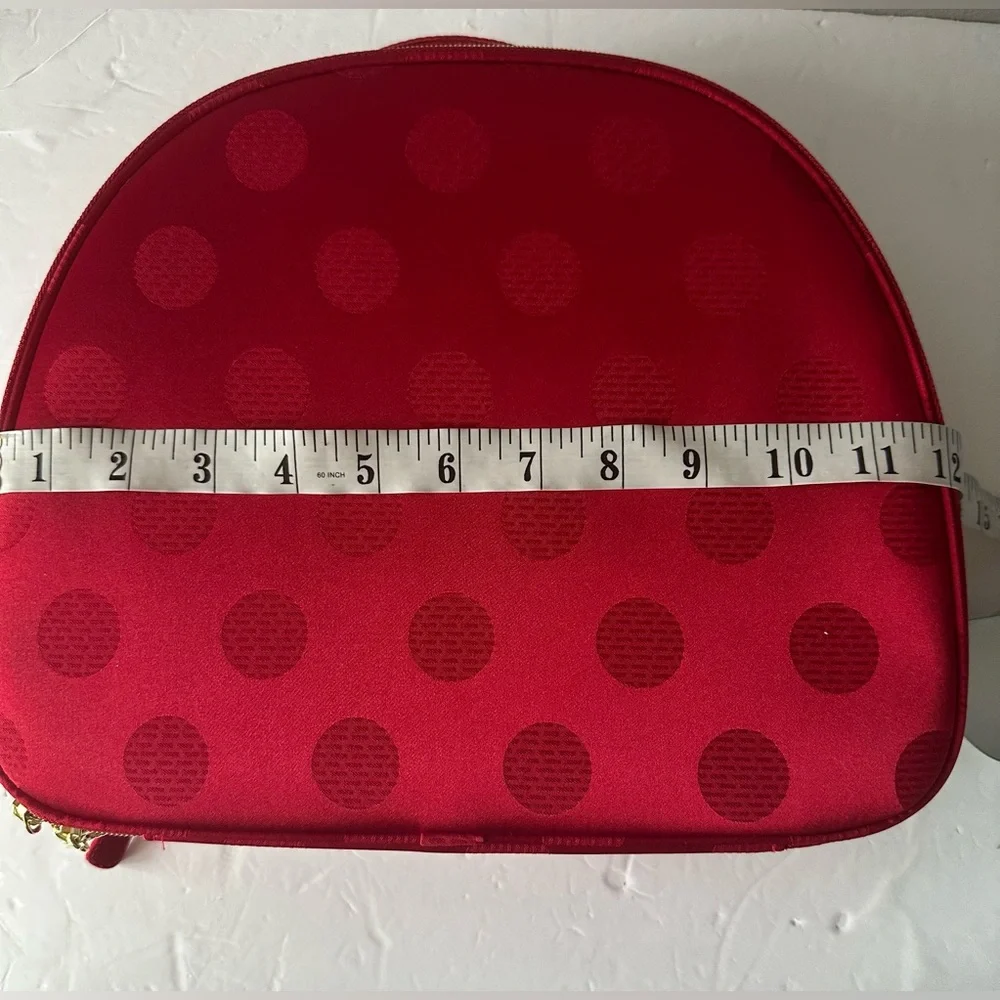 Estee‎ Lauder Red Polka Dot Cosmetic Bag